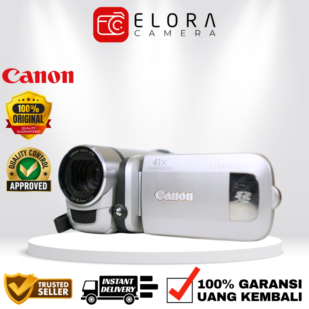 Jual Canon Legria FS405 / Kamera Handycam Camcorder Canon Legria FS 405 ...