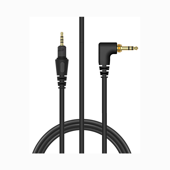 Voarmaks Cable de audio para DJ de 4 polos de pasos largos compatible con auriculares Pioneer HDJ-X5 X7 S7 CUE1 con resorte en espiral extendido