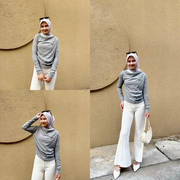 Girlfashionstory Sr April Atasan Blouse Lengan Panjang