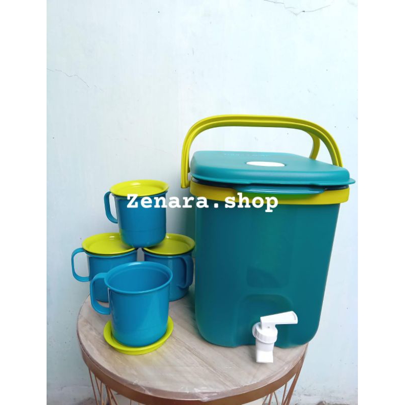 Jual Tupperware modular dispenser 10liter tanpa gelas | Shopee Indonesia