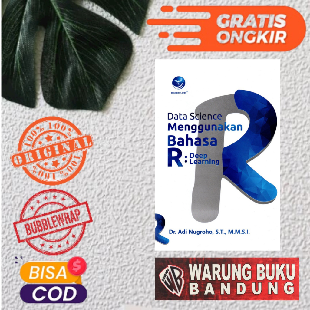 Jual Buku Data science menggunakan bahasa R : deep learning - Adi ...