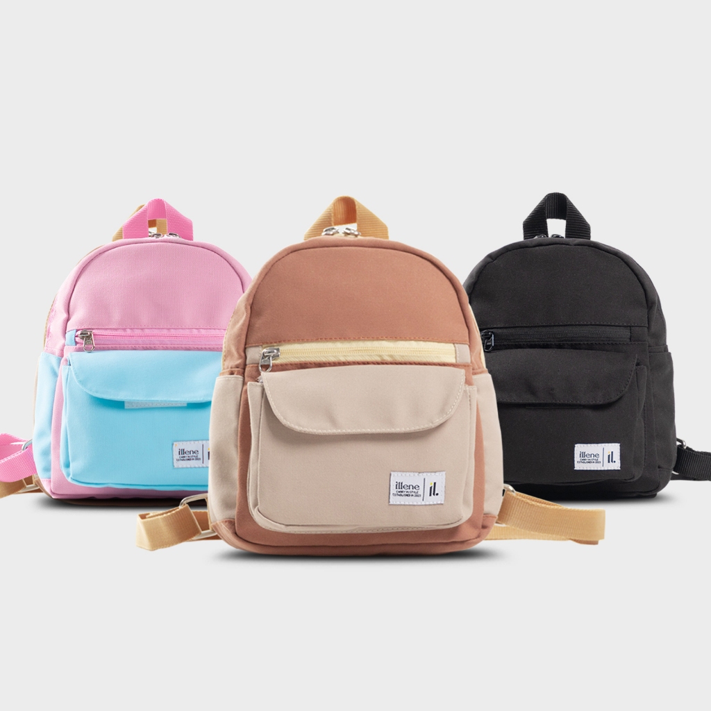 Jual Illene Zoe Series Backpack Tas Ransel Wanita Mini Sekolah Kantor ...