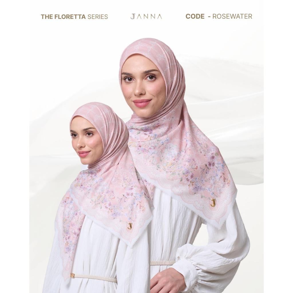 JANNA The Floretta Series (Premium Signature Printing Scarf)