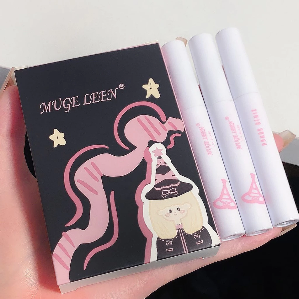 ISI 5pcs Lipstick Lipgloss Muge Leen Matte Lip Glaze Sweet Lip Cream Anti Air Tahan Lama | AutoStock