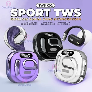 Headset Bluetooth TWS Sport K02 HIFI Bass LED