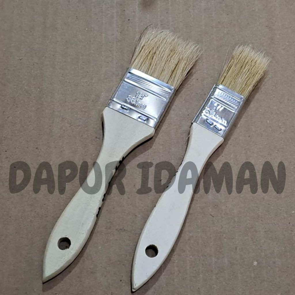 Jual KUAS 1 INCH DAN 1 1/2 INCH BEGAGANG KAYU | Shopee Indonesia