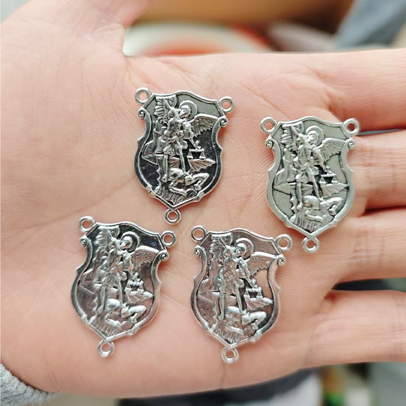 10-Pack Kalung Segitiga Pelindung Malaikat Agung Saint Michael 3