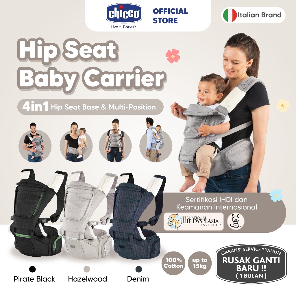 Chicco Wrap Carrier CHICCO Hip Seat Baby Carrier Gendongan Bayi