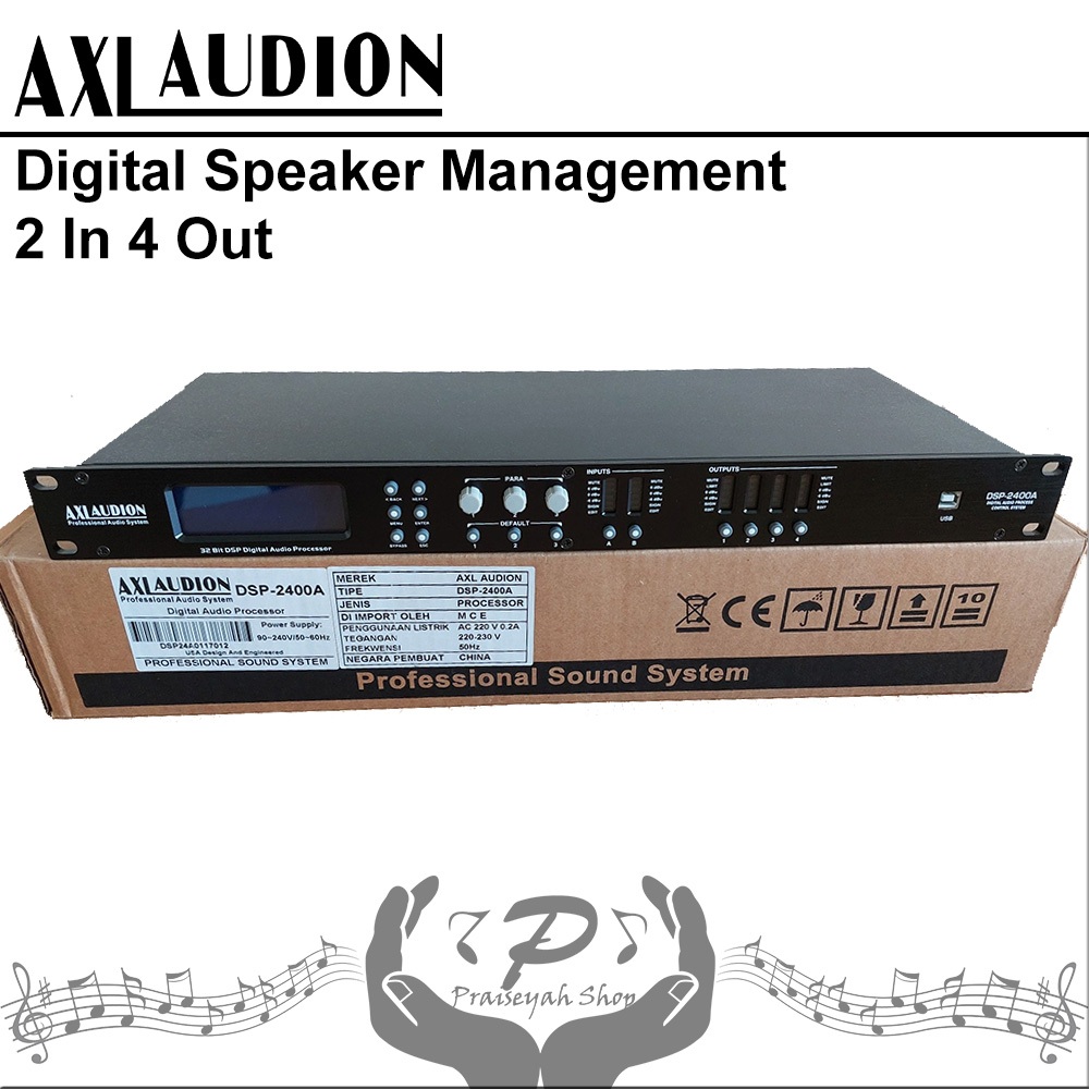 Jual AXL Audion DSP Digital Audio Processor 2 In 4 Out Speaker ...