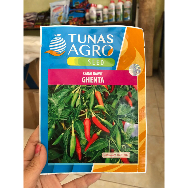 Jual benih cabai rawit ghenta 10 gr - Tunas Agro | Shopee Indonesia