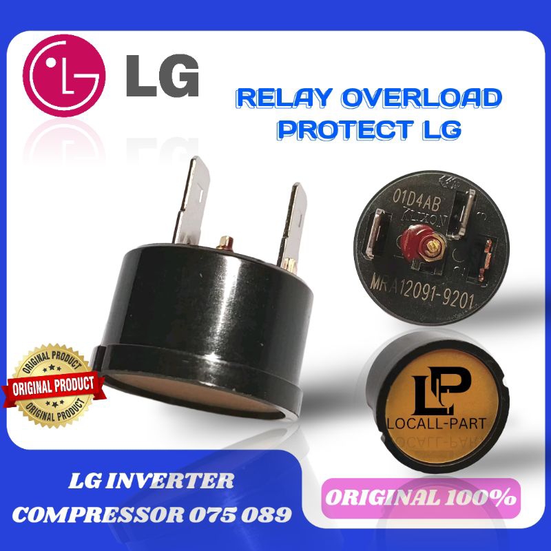Jual RELAY OVERLOAD PROTECT KULKAS LG INVERTER COMPRESSOR 075 089 ...