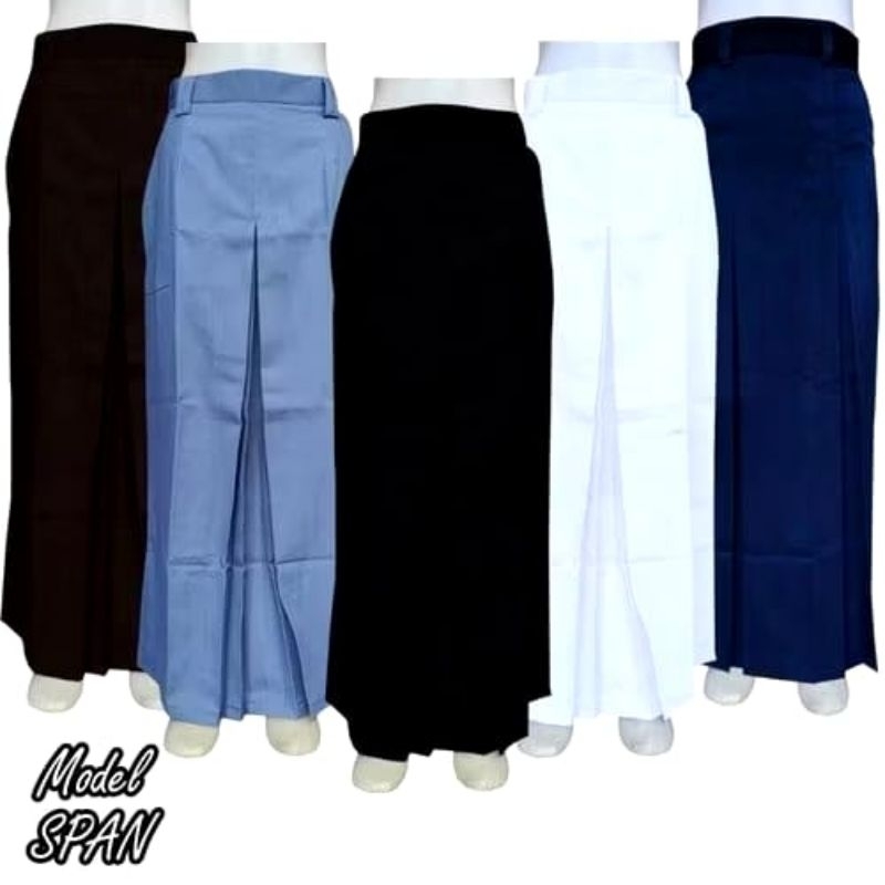 Jual ROK SPAN SMP SMA PLOI 1 BAHAN DRIL SUPER | Shopee Indonesia