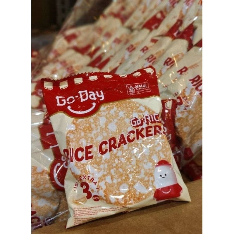 Jual Go Day Go Rice Crackers 1 Renceng / 10 pcs | Shopee Indonesia
