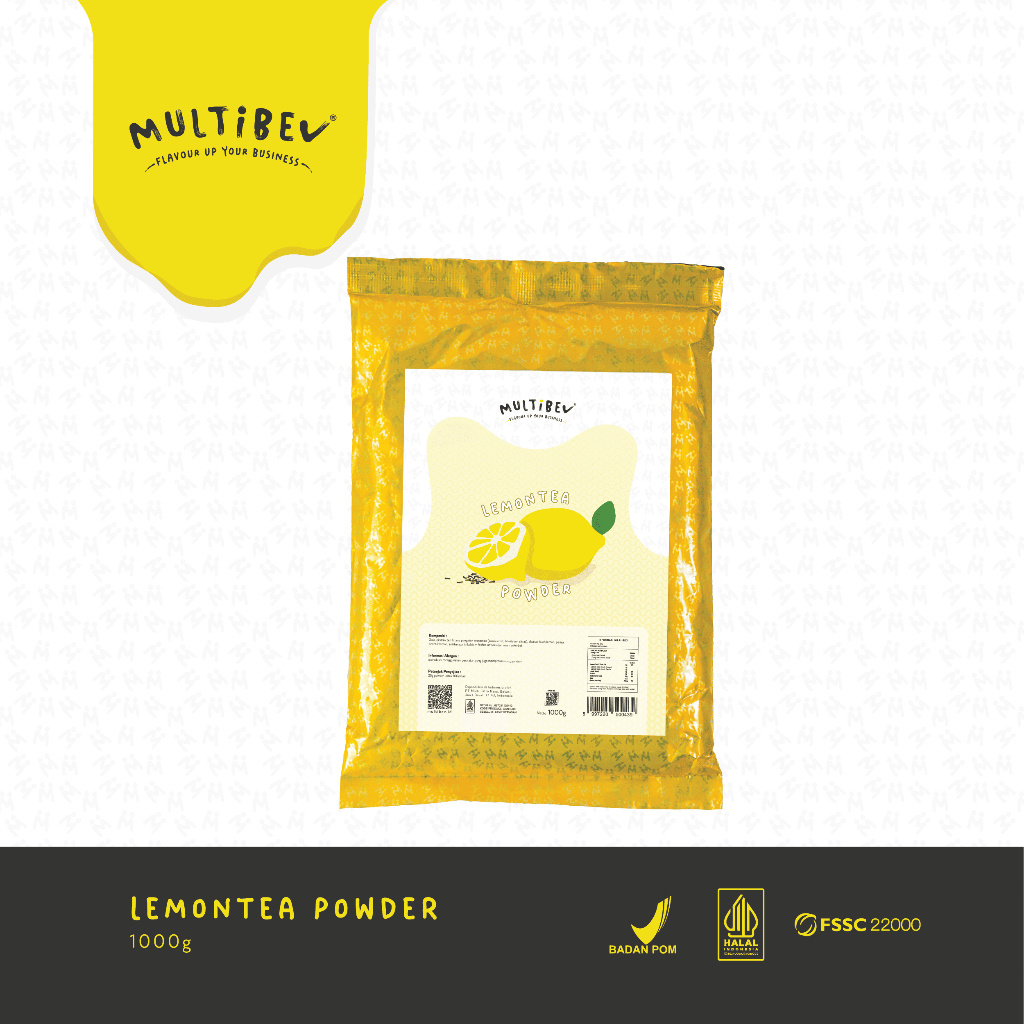 Jual Multibev Bubuk Lemon Tea, Sirup/Bubuk Halal Minuman Kekinian Kafe ...