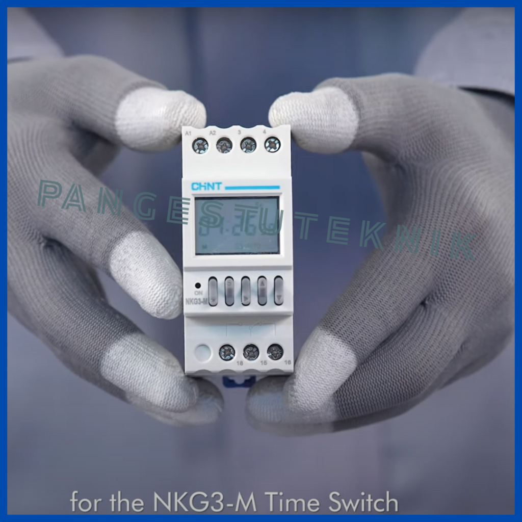 Jual Chint Timer DIN RAIL NKG3-M 16-On 16-Off AC220V DIN-RAIL Micro ...