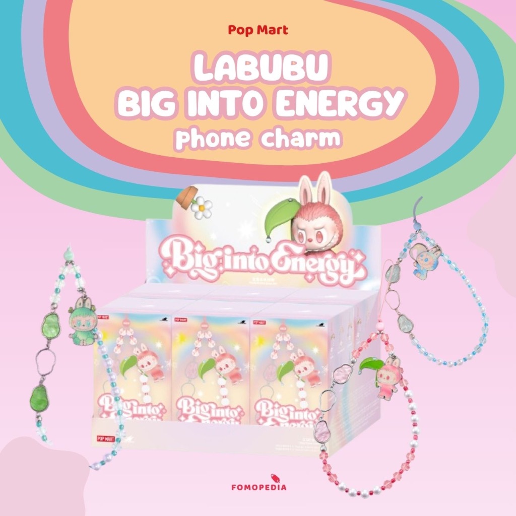 Jual [READY STOCK] LABUBU BIG INTO ENERGY PHONE CHARM LANYARD PHONE ...