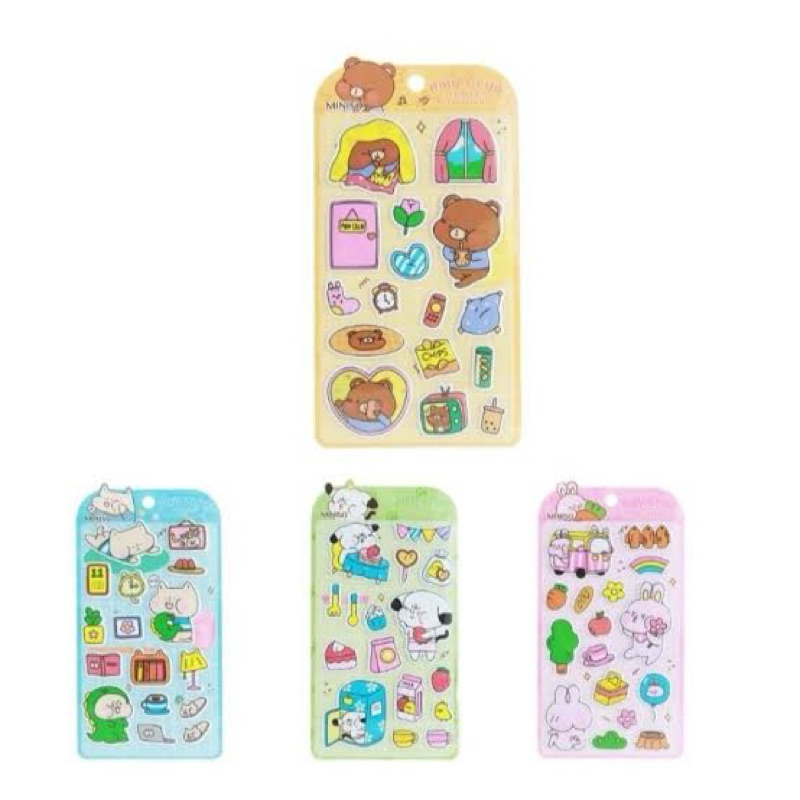 Jual Miniso Sticker Pibu Club / Stiker mainan anak | Shopee Indonesia