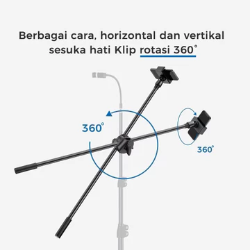 Tripod 70CM Phone Tripod Phone Stand Holder Phone Metal Bracket 360° For Live