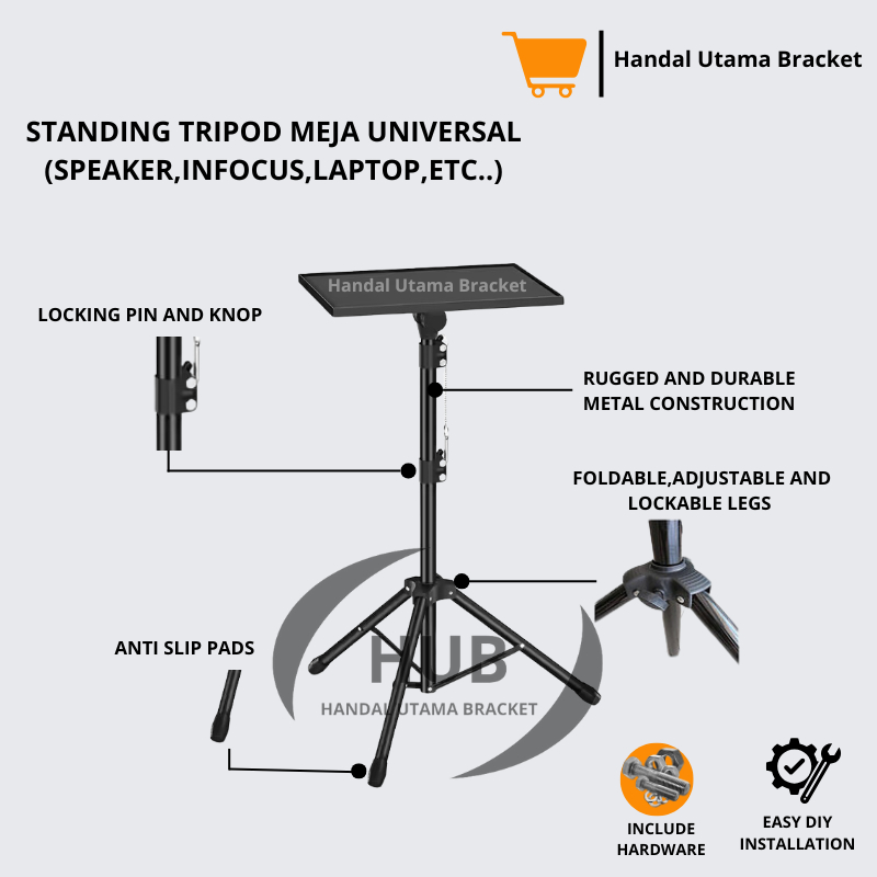 Jual TRIPOD MEJA PROYEKTOR STAND TRIPOD MEJA PROJECTOR INFOCUS BRACKET ...