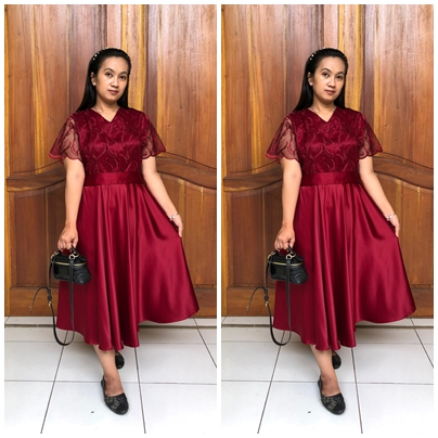 dress brokat kombinasi satin Gaun Satin Kombinasi Brokat - Jual Gaun Satin Kombinasi Brokat Terbaru  Indonesia | Gaun Pesta Satin Brokat | Dress Kondangan Kombinasi Saten |  Outer Dan Dress Satu Pasang