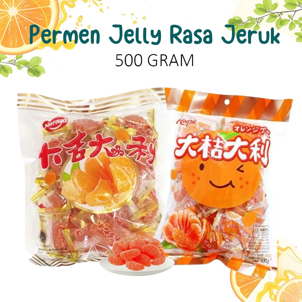 Jual Permen Manisan Jelly Jeruk / Jelly Hongmao Manisan / Permen Jeli ...