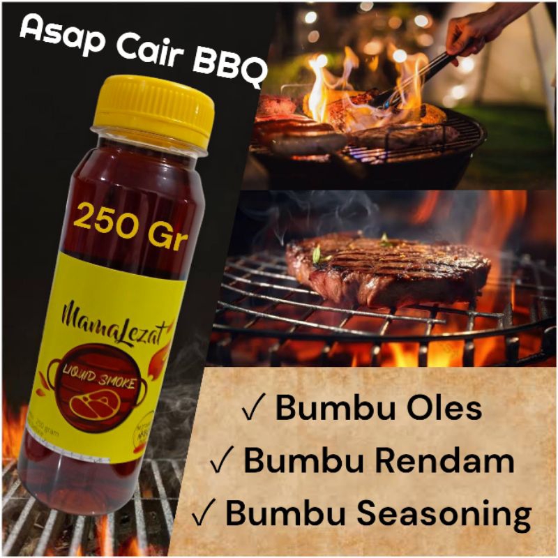 Jual MamaLezat Liquid Smoke Flavor 100 gram / Asap Cair / Perasa Aroma ...