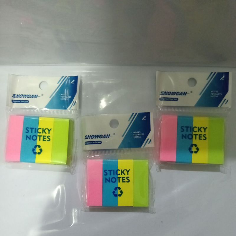 Jual Sticky Notes SNOWCAN / satuan | Shopee Indonesia