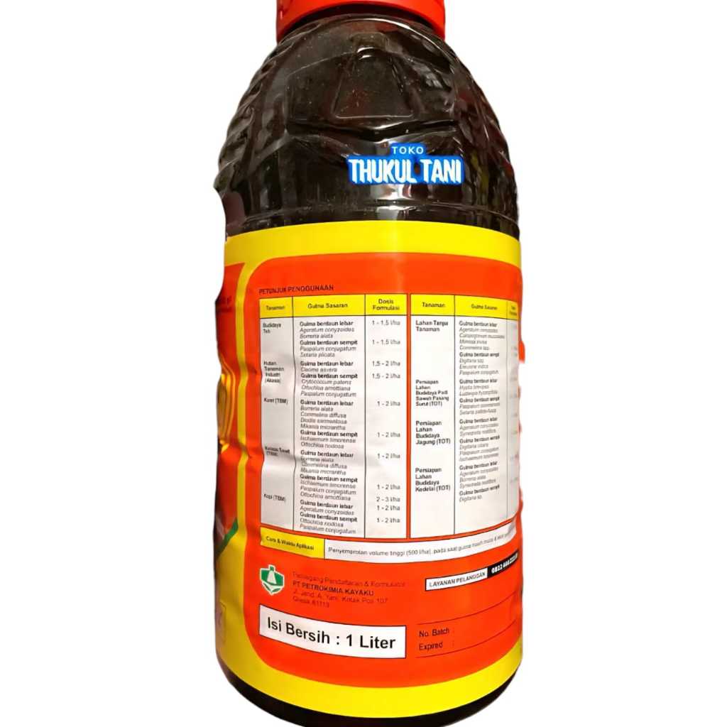 Jual Herbisida Gramaquat 1Liter Obat Parakuat 288SL Racun Hama Gulma ...