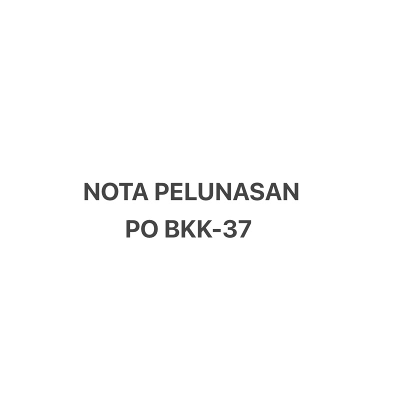 Jual NOTA 2 C/O BK37 | Shopee Indonesia