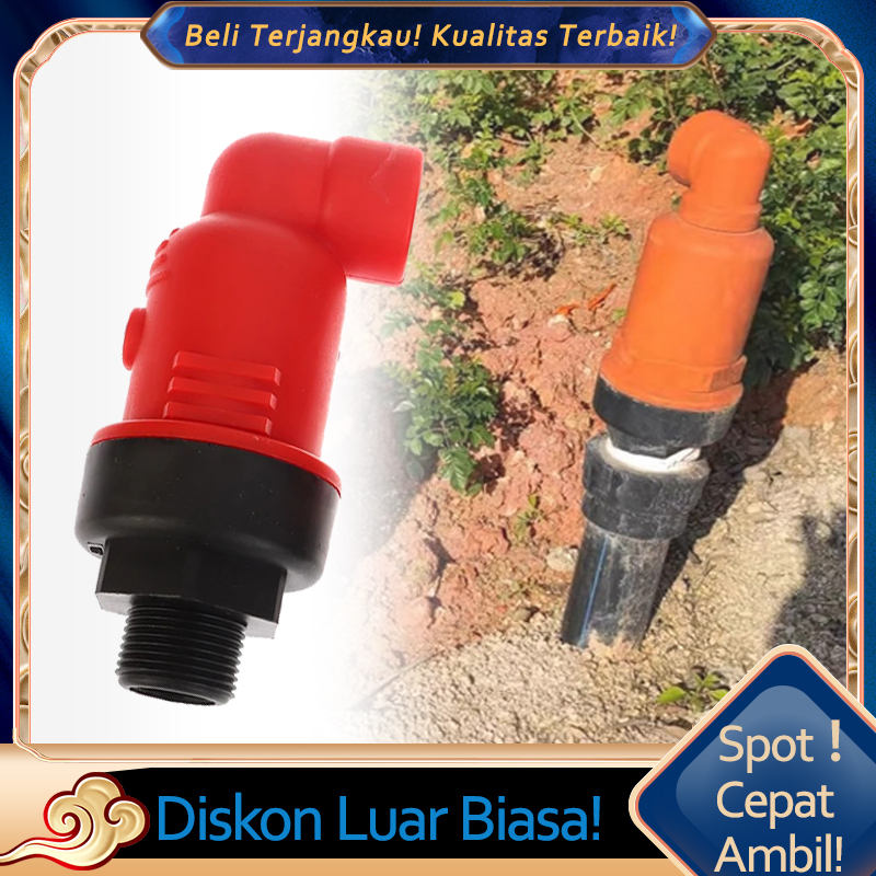 Air Release Valve 3/4Inch Vacuum Relief Valve Exhaust Vent Irigasi Pertanian / Toren Air / Drip Sistem