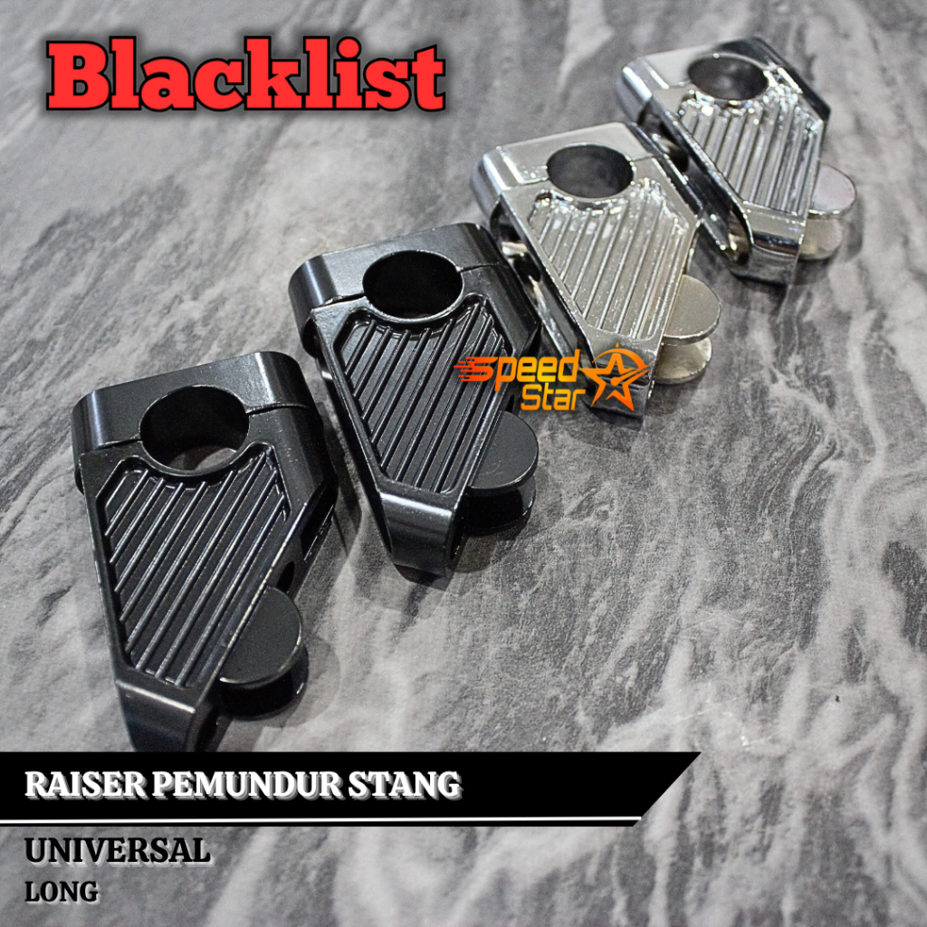 Jual Raiser Pemundur Stang Panjang Blacklist Raiser Riser Kleman Stang ...