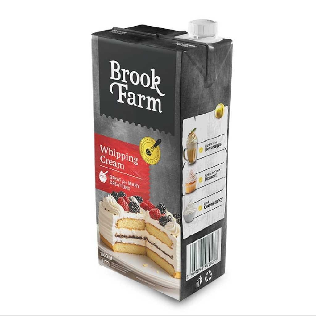 Jual Brookfarm whipping cream UHT 1 liter / 1000ml | Shopee Indonesia