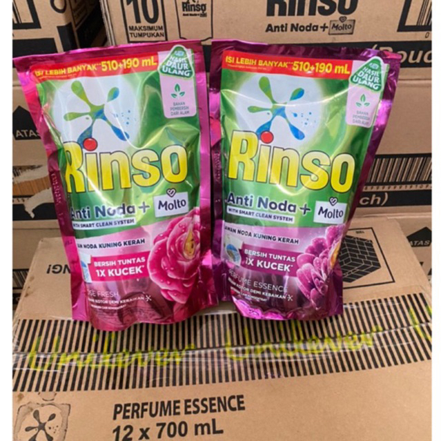 Jual RINSO DETERGEN CAIR ANTI NODA + MOLTO WITH SMART CLEAN SYSTEM ...