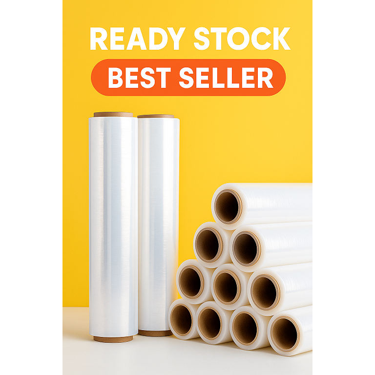 Jual PLASTIK WRAPPING STRETCH FILM PLASTIK WRAP PLASTIK PEMBUNGKUS ...