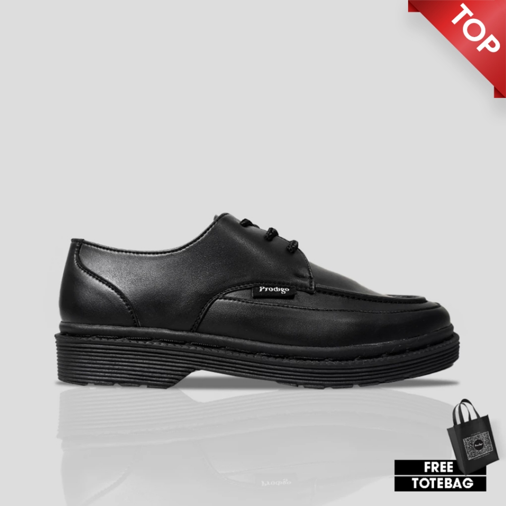 Jual Prodigo * Sepatu Pria Mahakam Full Black | Sepatu low Boots ...