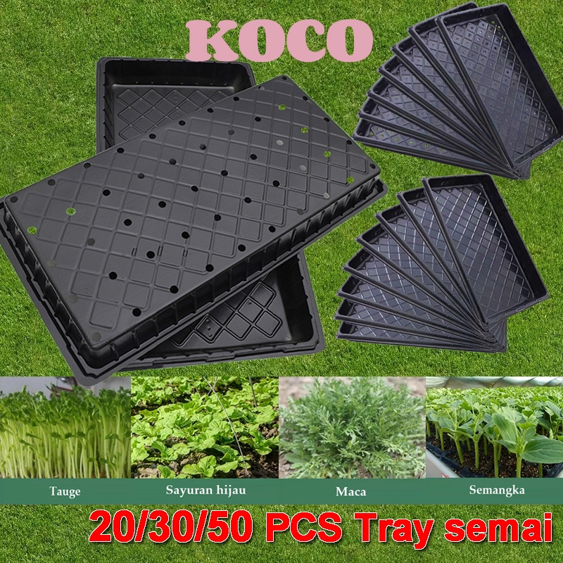 【20/30/50 Pcs】Tray Semai / Pot Hidroponik Potray 0.5mm Seedling Pot / Tray Dulang Benih Berkualitas Tinggi