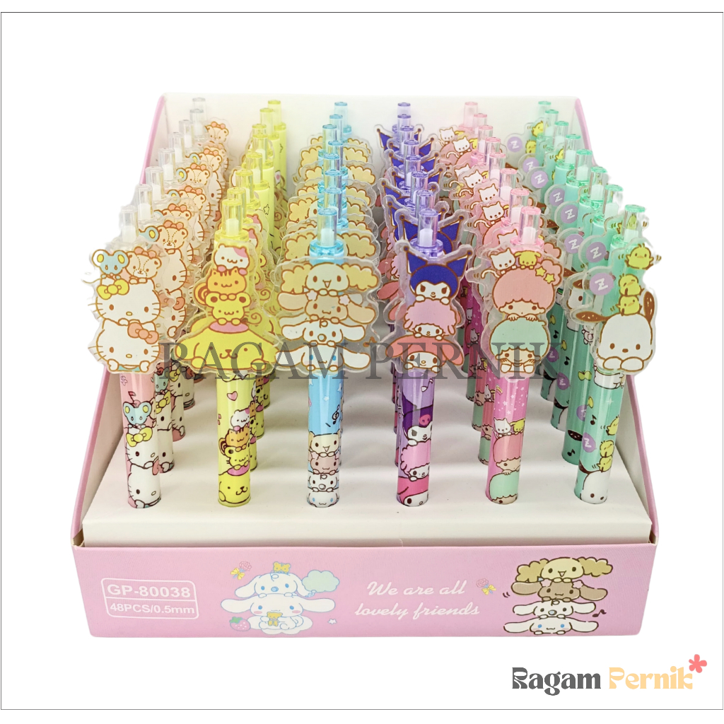 Jual PULPEN GEL CETEK / PULPEN PENCET KARAKTER / PULPEN ANAK-ANAK
