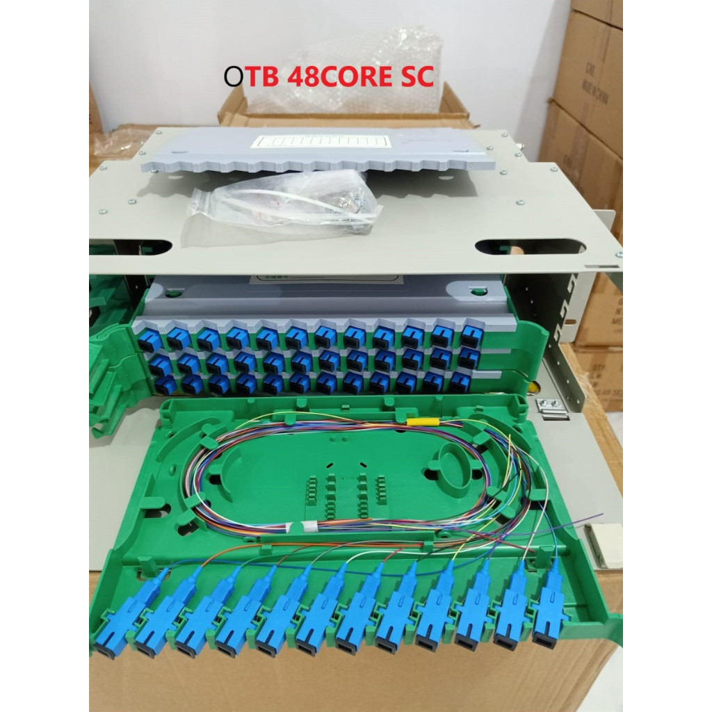 Jual OTB Fiber Optic 48 Core SC Rackmount 19 Inch 2U - Optical ...