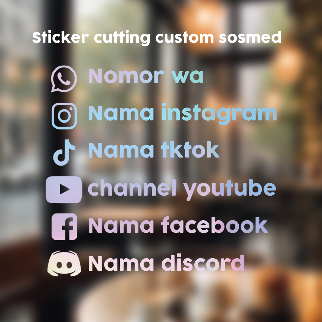Jual Sticker insta, stiker wa, stiker sosmed, dapat 10 pcs, ukuran ...