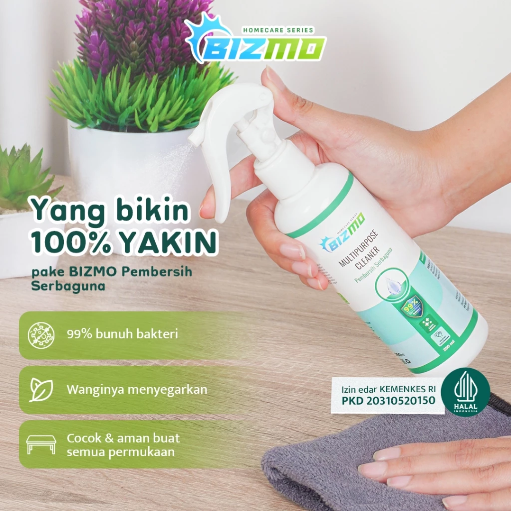 Bizmo 250ml: Pembersih Serbaguna untuk Kebersihan Maksimal & Wangi
