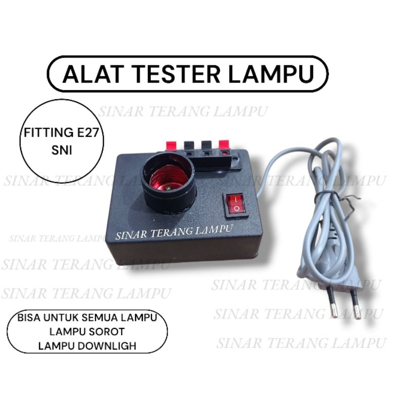 Jual TESTER LAMPU LED DRAT E27 LED TESTER DOWNLIGH LAMPU SOROT | Shopee ...