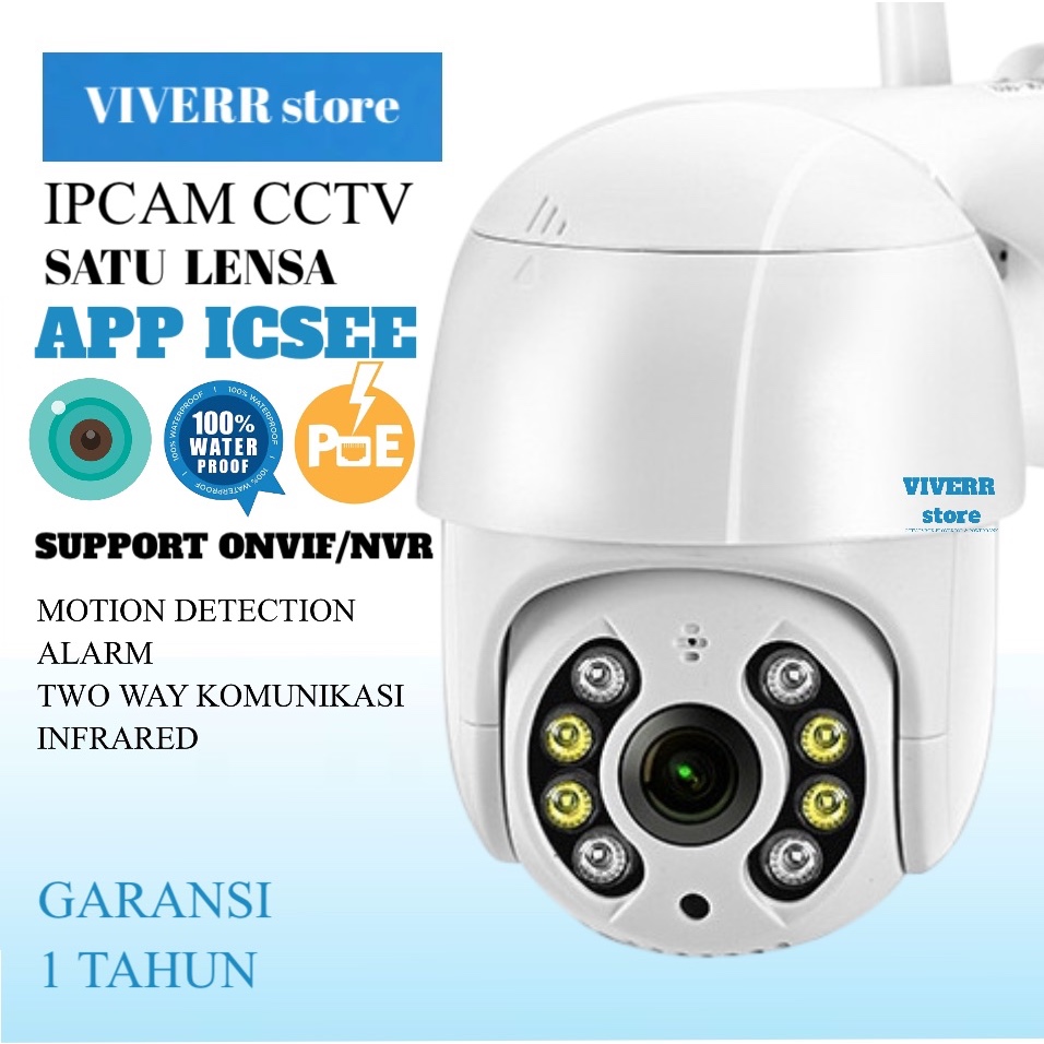 Jual ICSEE Kamera CCTV IPCam Camera 8MP 1080p Rotate 270 Zoom 10x ...