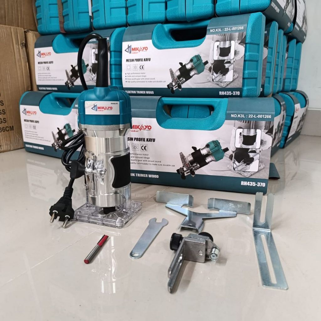 Jual Mesin Profil Kayu / Mesin Router / Mesin Trimmer Set MIKAYO ...