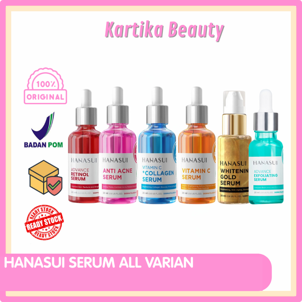 Jual HANASUI SERUM All Varian : Hanasui Serum Gold | Acne Serum 