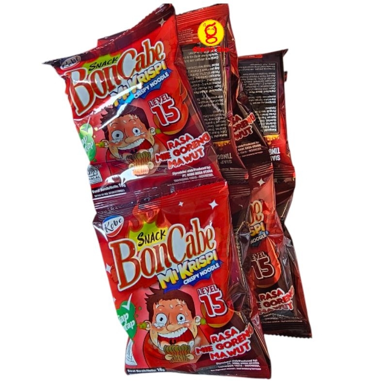 Jual Mie Kremes Mi Krispi Bon Cabe mini renceng isi 10 pcs | Shopee ...