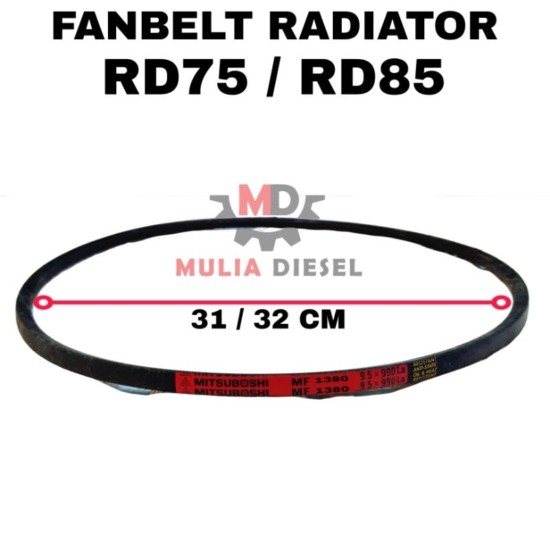 Jual Fanbelt Vbelt MF37 MF38 Radiator Mesin Penggerak Kubota Yanmar ...