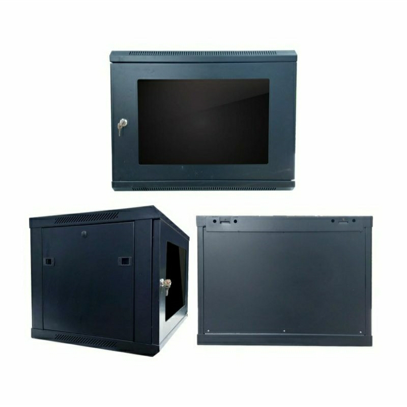 Jual Rack Wallmount 8U Hitamb Depth 500mm | Shopee Indonesia