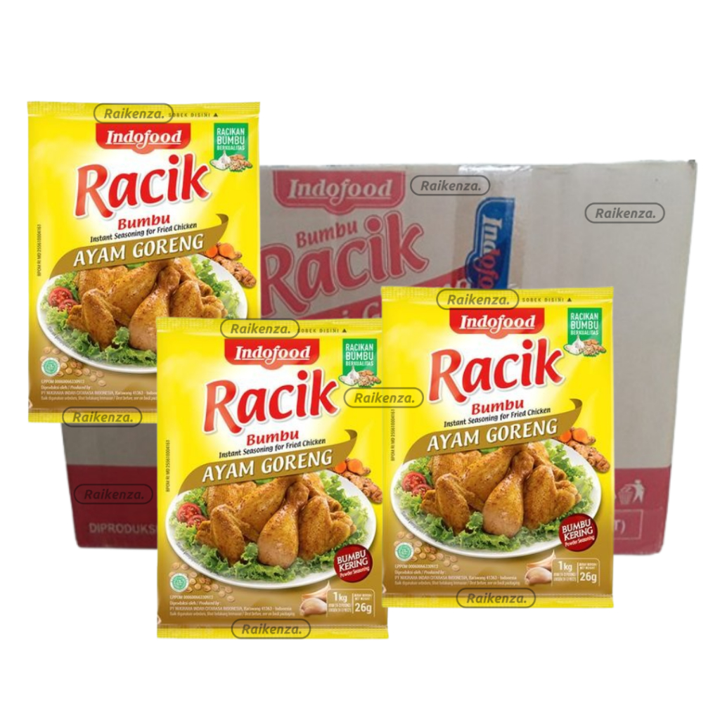 Jual Indofood Bumbu RACIK AYAM GORENG 26gr 1 Dus Isi 200 Pcs Sachet ...