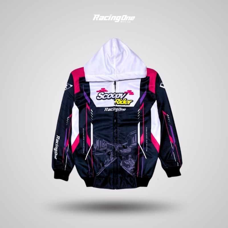 Jual Racing One / Jaket Racing Scoopy / Desain Full Printing | Shopee ...