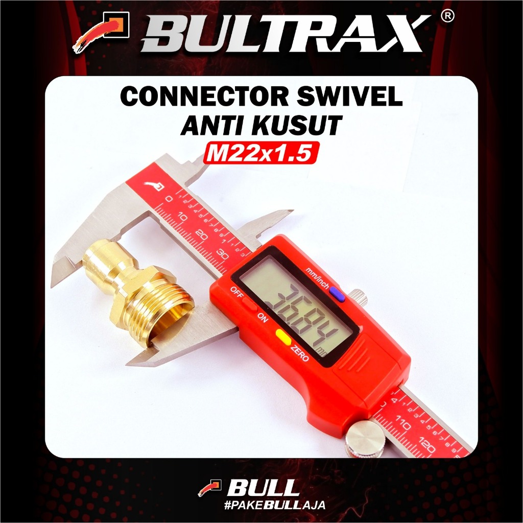 Jual BULL Sambungan Selang / Connector Swivel Selang Anti Kusut Drat ...